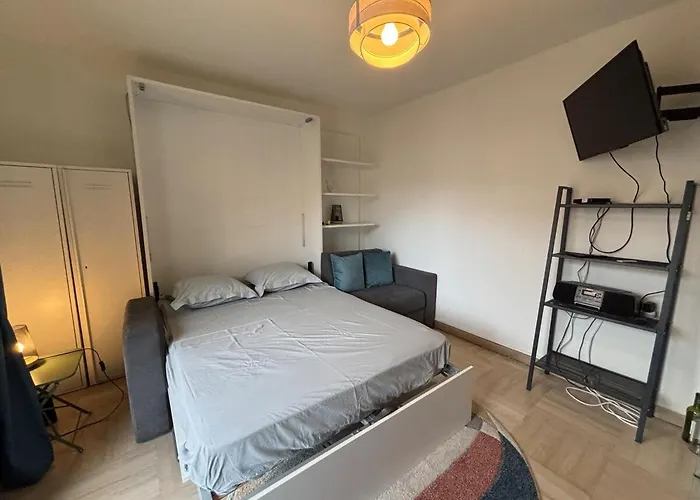 Cozy With Balcony Close To Garibaldi * نيس